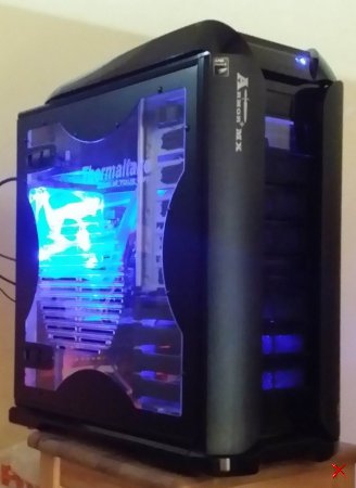 GAMER Intel QUAD CORE MODDING PC mit Wasserk&#252;hlung