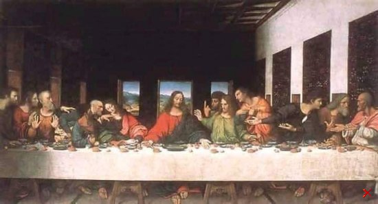 Тайная вечеря Леонардо да Винчи 
