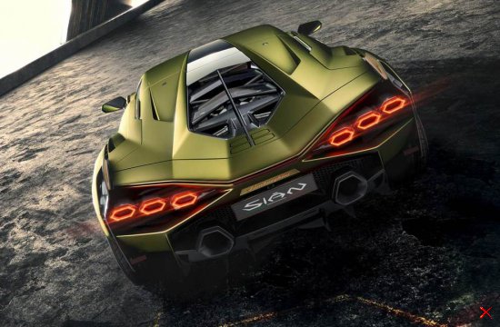 Гибридный суперкар Lamborghini Sian Родстер